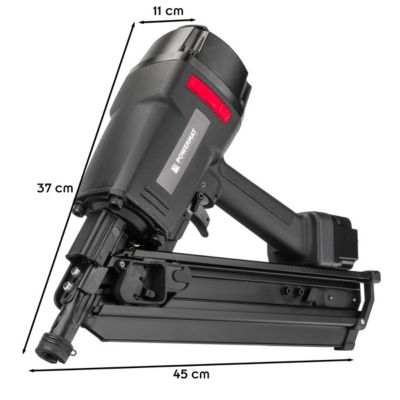 Cloueuse pneumatique pour clous 50-90 mm en bande à 34 degrés avec mallette