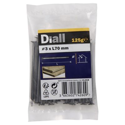 Clous à tête plate en acier 3x70 - 125g