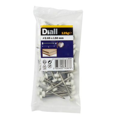 Clous UPVC en acier inoxydable A4 2,65x50 - 125g