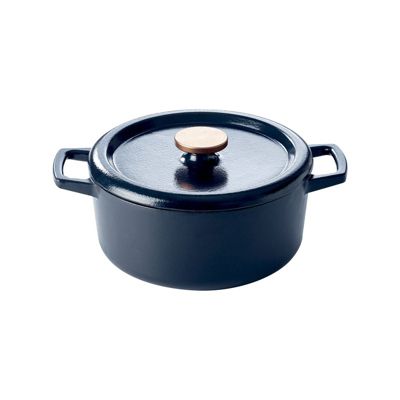 Cocotte en fonte émaillée Beka Nori noire 26 cm 5 L