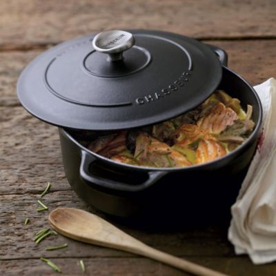 Cocotte en fonte ronde 18 cm Noire - Sublime