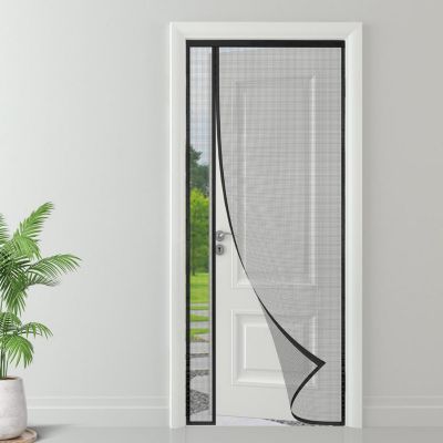 CODEKEY 100x220 cm  Moustiquaire Porte Magnétique à Ouverture Latérale , Installation Facile sans Perçage, Anti-Moustiques & Insec