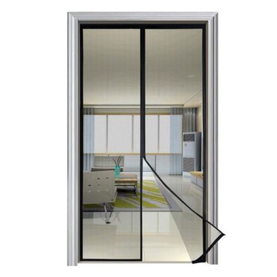 CODEKEY 110x200cm Moustiquaire Porte Fenetre Magnetique  Noir, Protection Contre les Insectes avec Rideau Aimanté pour Porte et Fe