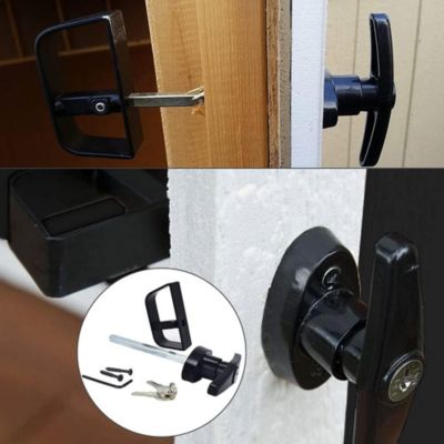 CODEKEY 115 mm Serrure de porte de garage noire, arbre de , kit de ...
