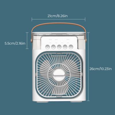 CODEKEY 3 in 1 Air Cooler, Climatisation Mobile Ventilateur Portable, Climatiseur Portable, Climatiseur mobile silencieux, Mini ve