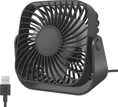 CODEKEY 3 Mini ventilateur de bureau USB ultra silencieux à  vitesses pour dortoir et bureau Mini ventilateur portable