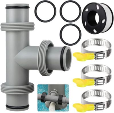 CODEKEY 38MM Raccord Tuyau Piscine ,Raccord en T Pour Tuyau de Bassin ...