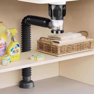 CODEKEY Bonde de lavabo avec trop-plein, tuyau de vidange, pop-up ...