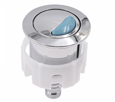 CODEKEY Bouton Poussoir de Chasse d'eau de Remplacement Rond Double Bouton de vidange Compatible avec Le réservoir Standard idéal