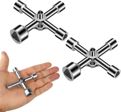 CODEKEY Lot de 2 Clés Triangulaires à 4 Voies - Multifonctionnelles ...