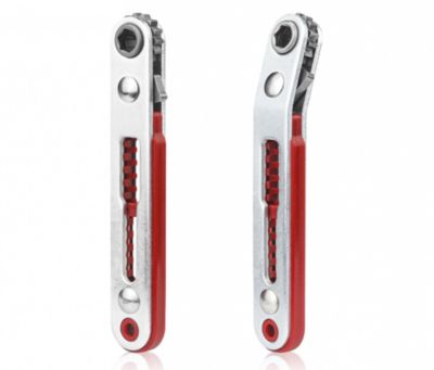CODEKEY Lot de 2 pièces Mini Cliquet Magnétique, 1/4" Mini Cliquet à clé Petit pour Gadgets Maisons Machines et Autres Appareils
