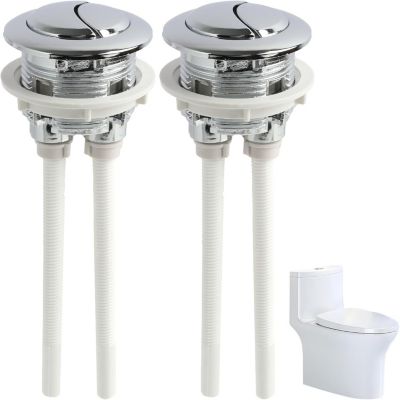 CODEKEY Lot de 2 Set de  boutons de chasse d'eau universels 40mm, Bouton de toilette double chasse, Convient aux toilettes avec un