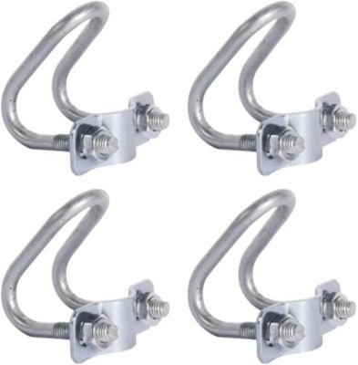 CODEKEY Lot de 4 colliers de serrage en forme de U pour entrepôt, supermarché et magasins (25 x 25)