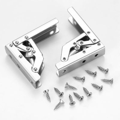 CODEKEY Lot de 4 Pcs Charnières de Porte, Charnières étagère Pliables à 90 Degrés/180 Degrés, Charnières pour étagères Table Conso