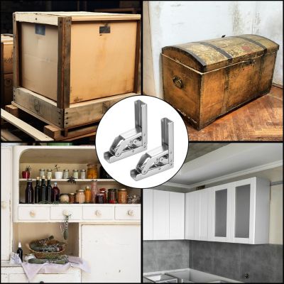 CODEKEY Lot de 4 Pcs Charnières de Porte, Charnières étagère Pliables à 90 Degrés/180 Degrés, Charnières pour étagères Table Conso