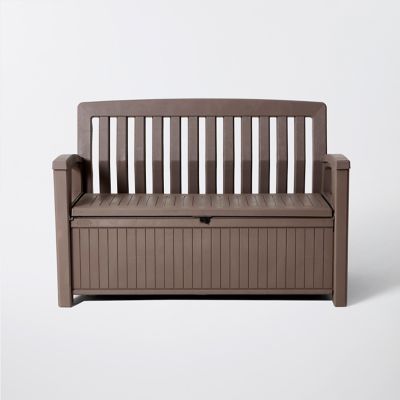 Coffre Banc De Rangement Polypropylene Keter Patio Bench 227 L Castorama