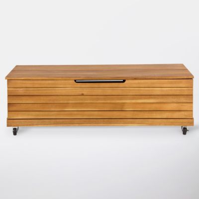 Coffre de jardin 200 litres Blooma Denia en bois l.115,8 x P.46 x H.36,2 cm