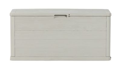 Coffre de jardin 280 L, l.117 x H.56 x P.45 cm, taupe, Toomax Woody's