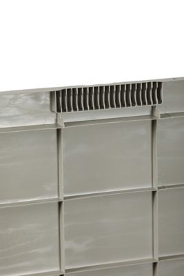 Coffre de jardin 280 L, l.117 x H.56 x P.45 cm, taupe, Toomax Woody's