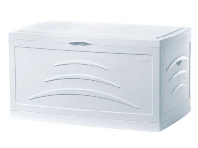Coffre de jardin 500L Serena blanc