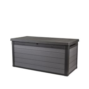 Coffre de jardin cortina en résine coloris gris anthracite - 570L - KETER