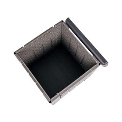 Coffre de jardin cube 94 L, L.51 x l.51 x H.51 cm, marron, Lifetime 60372U