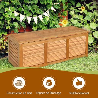 Coffre De Rangement VidaXL Boîte à Coussins D Extérieur 113x50x60,5cm