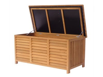 Coffre de jardin en bois "Macao"  130 x 64 x 60 cm  Marron
