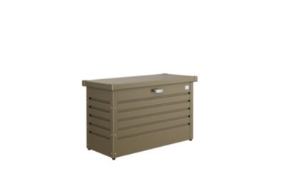 Coffre de jardin métal 195 L, l.101 x H.61 x P.46 cm, bronze, Biohort T100