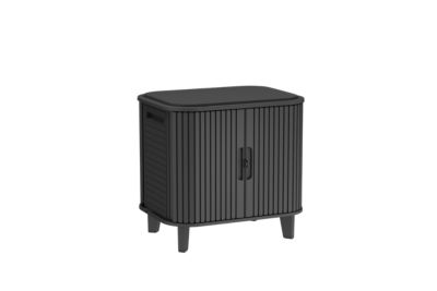 Coffre de jardin polypropylène 121 L, l.47 x H.48 x P.62,4 cm, gris, Keter Smart box