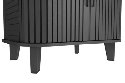 Coffre de jardin polypropylène 121 L, l.47 x H.48 x P.62,4 cm, gris, Keter Smart box