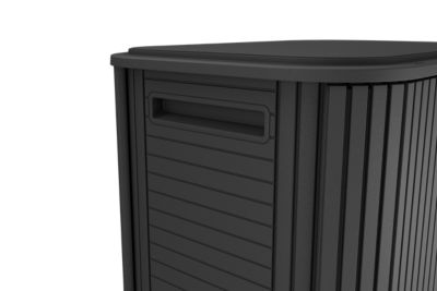 Coffre de jardin polypropylène 121 L, l.47 x H.48 x P.62,4 cm, gris, Keter Smart box
