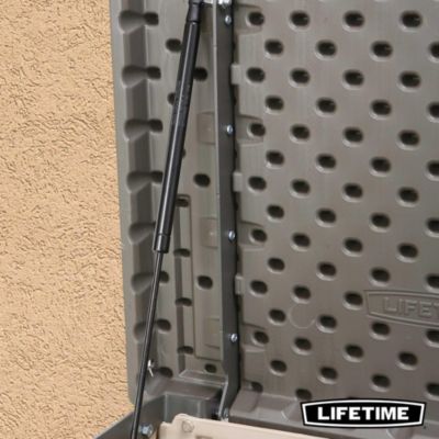 Coffre de jardin résine 2124 L l.191,1 x H.132,2 x P.108 cm, beige, Lifetime 60170