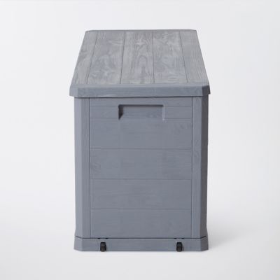 Coffre De Jardin Toomax Woody S Gris 280 L Castorama