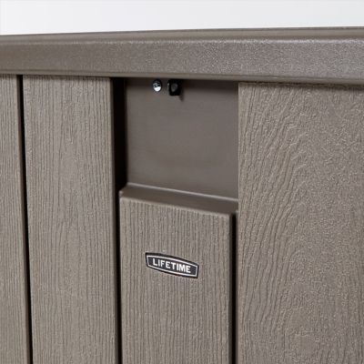 Coffre De Jardin Xl Resine Lifetime Marron 560 L Castorama