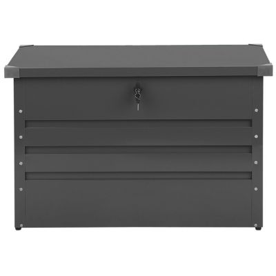 Coffre de rangement CEBROSA 100 cm 62 cm Gris graphite