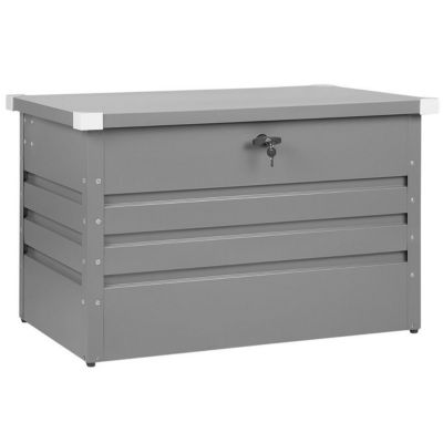 Coffre de rangement CEBROSA 100 cm 62 cm Métal Gris