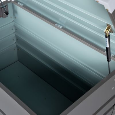 Coffre de rangement CEBROSA 100 cm 62 cm Métal Gris