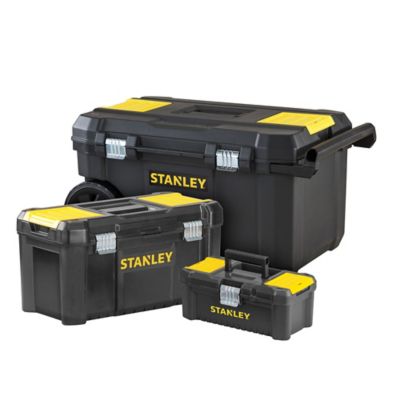 Coffre De Rangement Et 2 Boites A Outils Stanley Castorama