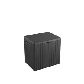 Coffre de Rangement Jardin 335L en Rotin PE Charge Max.120 kg Cadre en  Acier avec 2 Etagères 115 x 60 x 65 CM Marron - Costway