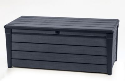 Coffre de rangement pour l'extérieur Brushwood par Keter plastique gris 454  L