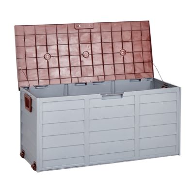 Coffre de rangement LOCARNO 112 cm 50 cm Marron