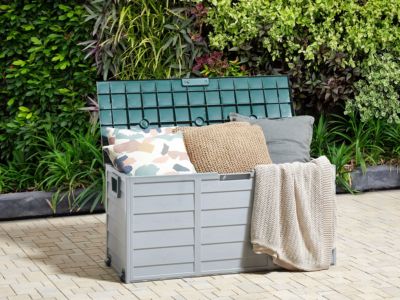 Coffre de rangement LOCARNO 112 cm 50 cm Vert