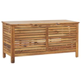 Coffre de rangement RIVIERA Acacia 130 cm 48 cm Marron clair