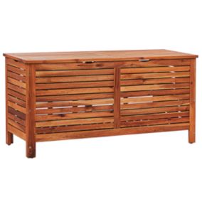 Coffre de rangement RIVIERA Acacia 130 cm 48 cm Marron