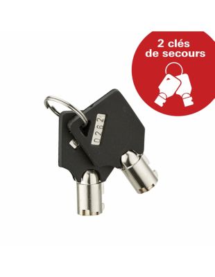 Coffre de sécurité VINCENNES 4 195 x 420 x 365 mm, serrure électronique, 2 clés de secours, 13,7 L