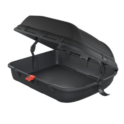 Coffre de toit 270L Aspect carbone Aerodynamique Antivol et Montage facile Homologué TUV ARTPLAST