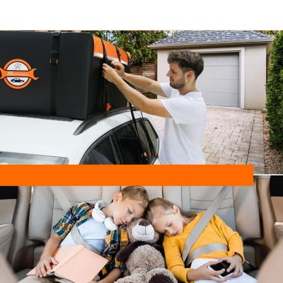 Coffre de Toit de Voiture Sac de Voyage 580L Résistant aux Intempéries PVC