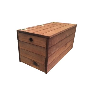 Coffre en Bois Sirana Traité Marron VidaHuerto 100x50x40 cm