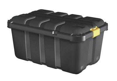 Coffre en plastique Skyda noir 111 L Castorama